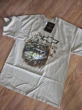 Chevy Graphic Tshirt M, L, XL True Timber Camo NWT Fishing Bass Outdoor Auto USA